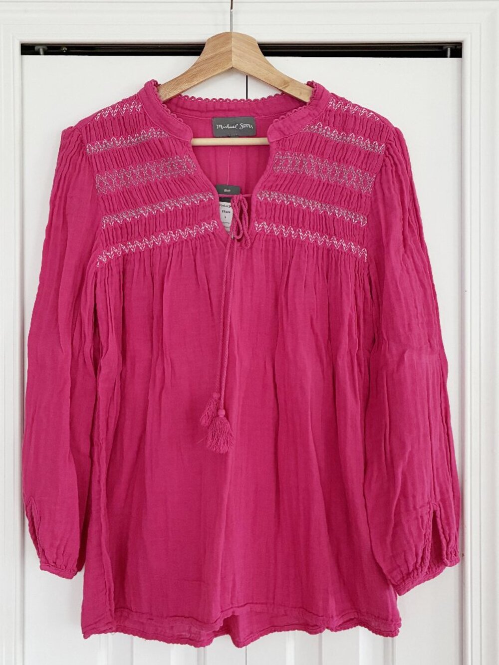 Michael Stars Peasant Top Calypso L